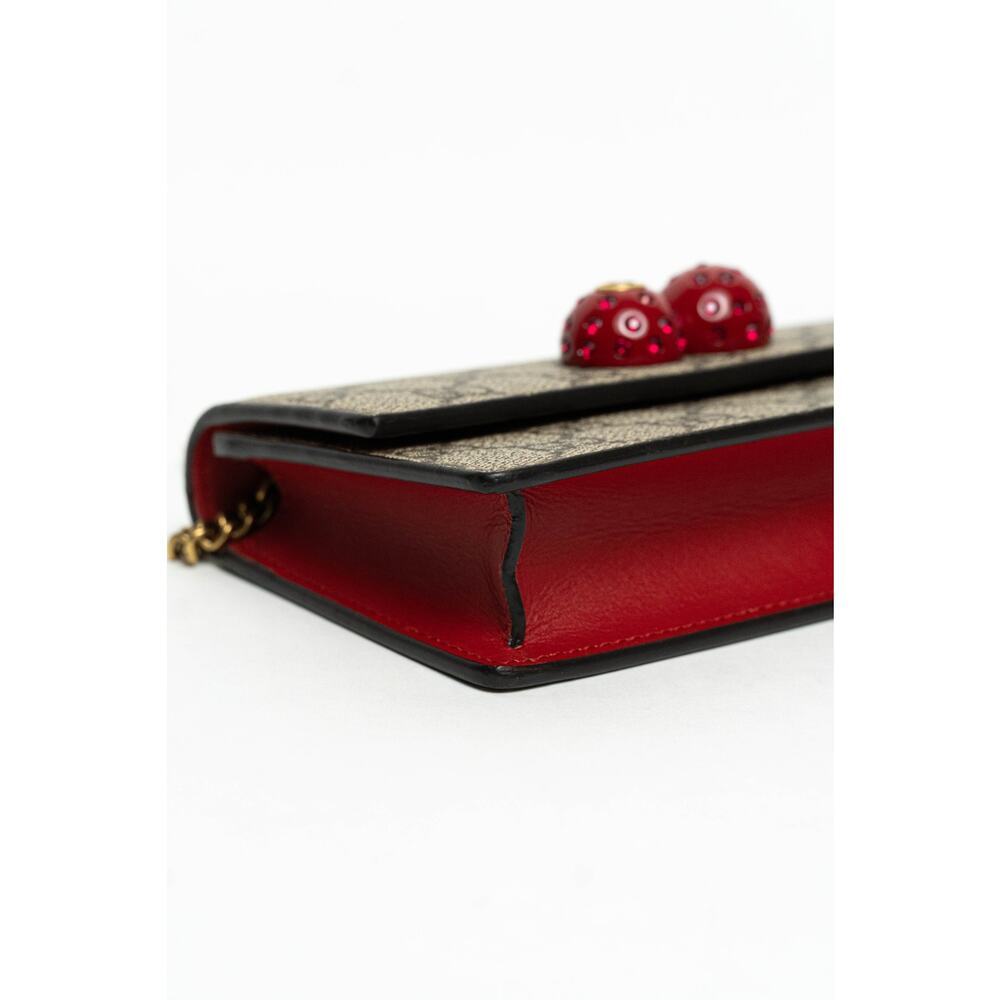 Gucci GG Supreme Monogram Mini Cherry Chain Bag - Picture 4 of 8